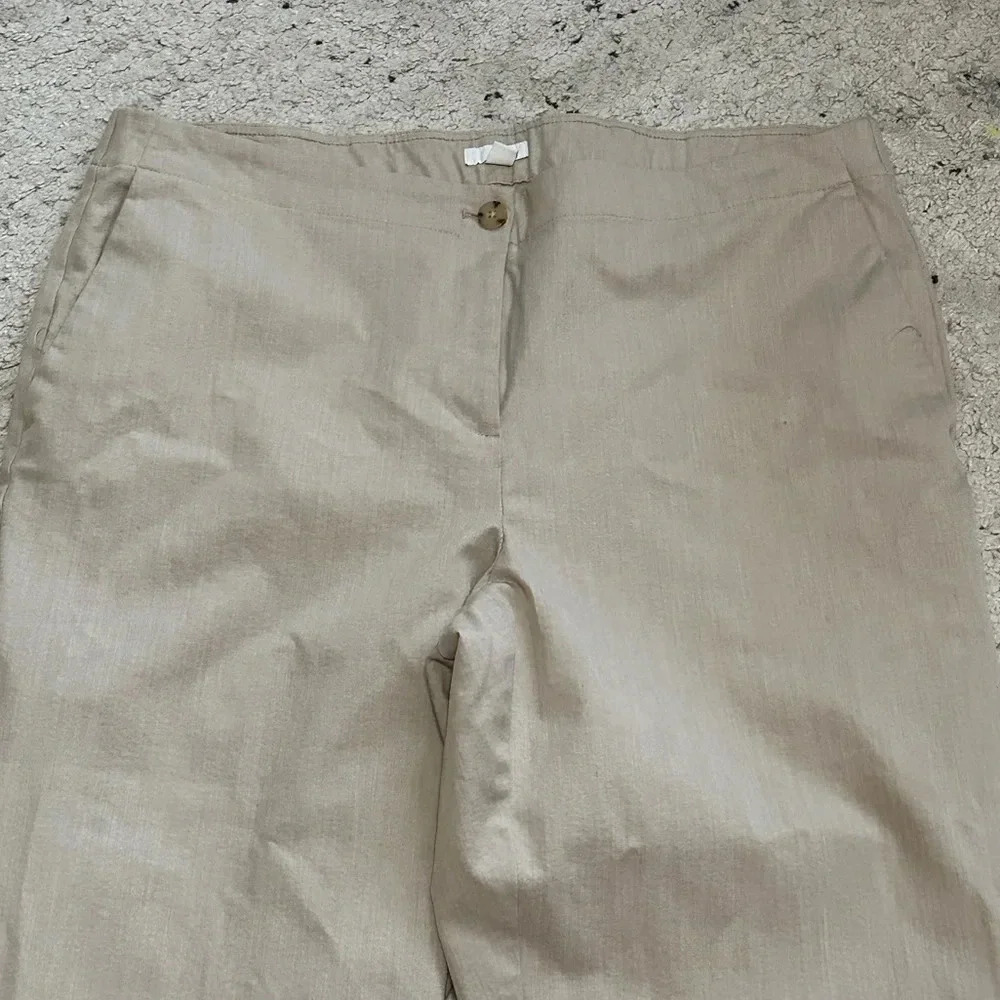 J.Jill lightweight dress slacks Size 16 with stretch - Picture 2 of 5